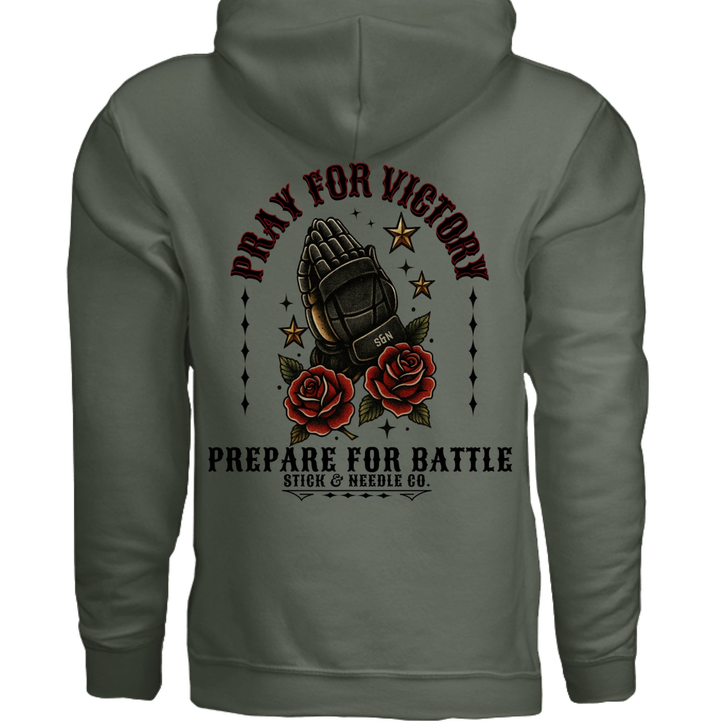 MILITARY GREEN - BACK
