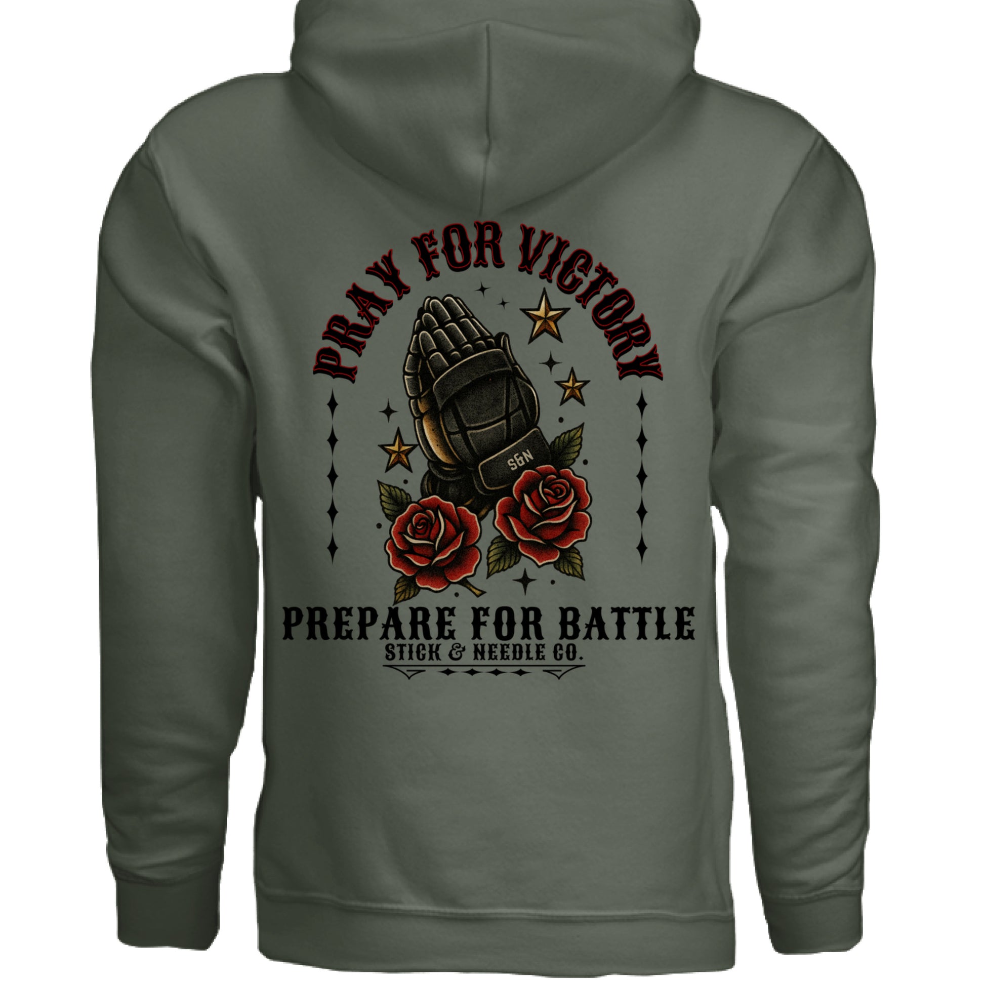 MILITARY GREEN - BACK